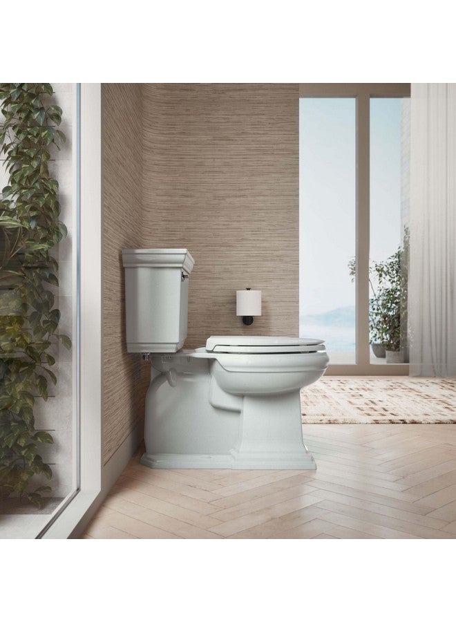 KOHLER 4636-RL-95 Cachet ReadyLatch Quiet-Close Elongated Toilet Seat, Soft Close, Elongated Slow Close Seat, Ice Grey - Image 3