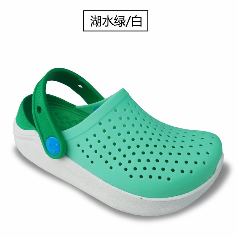2023 New Children'S Hole Shoes Summer Boys And Girls Casual Beach Shoes Sports Non-Slip Medium And Big Children'S Sandals - Image 1
