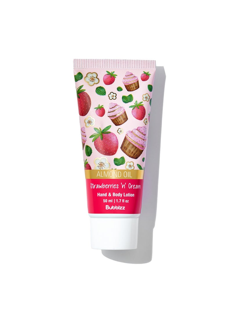Bubblzz Strawberries N Cream Ultra Rich Body Lotion - 50 Ml