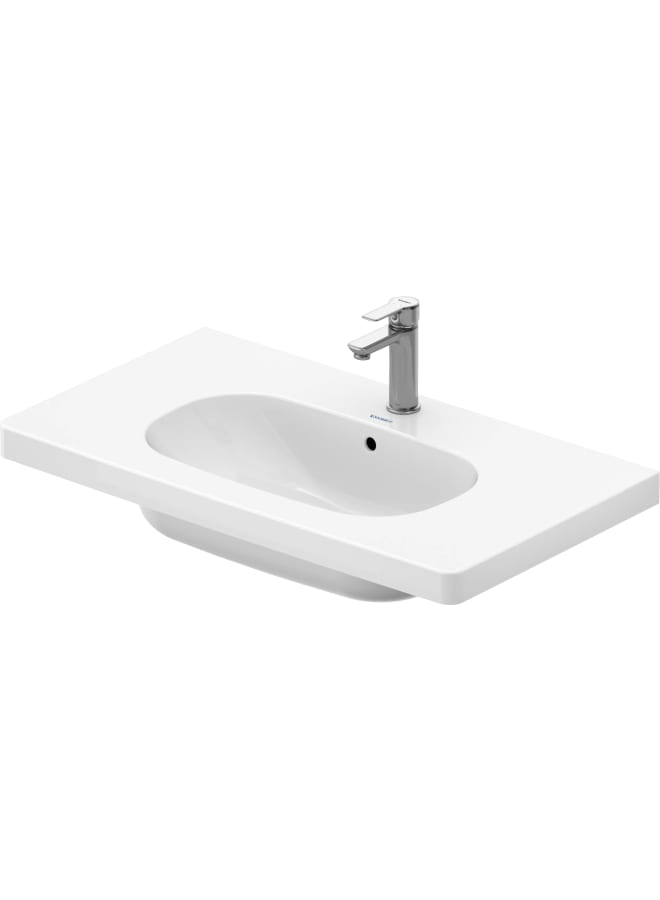 ديورافيت دى كود حوض موبيليا بالفايظ ، بفتحة للخلاط 850*480 مللى ، سيراميك أبيض - Image 1