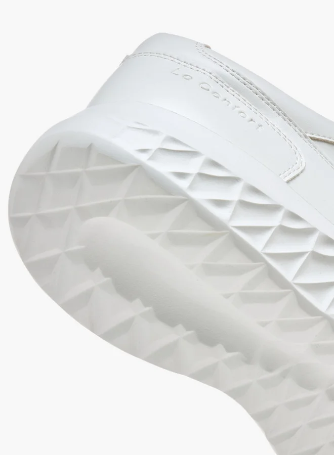 Le Confort Perforated Sneakers with Lace-Up Closure