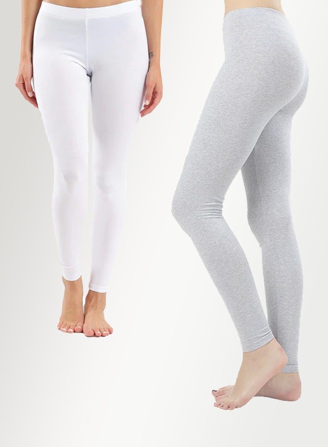 دايس ليجن طويل سادة من دايس – تصميم مرن بخصر مرتفع قطعتين - Image 1