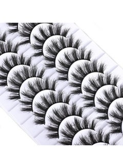FARRED Natural Eyelashes Short False Lashes Wispy Mink Eye Lash Fluffy Eyelash Natural Look 10 Pairs Fake Lashes Pack Volume Lash Strips Pestañas That Looks Like Volume Extension (Z13|916Mm)  - Image 3
