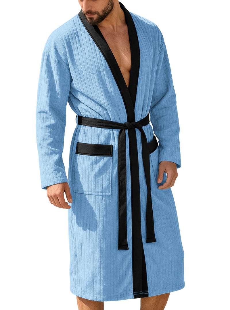 Waffle Robe for Men Women Polyester Breathable