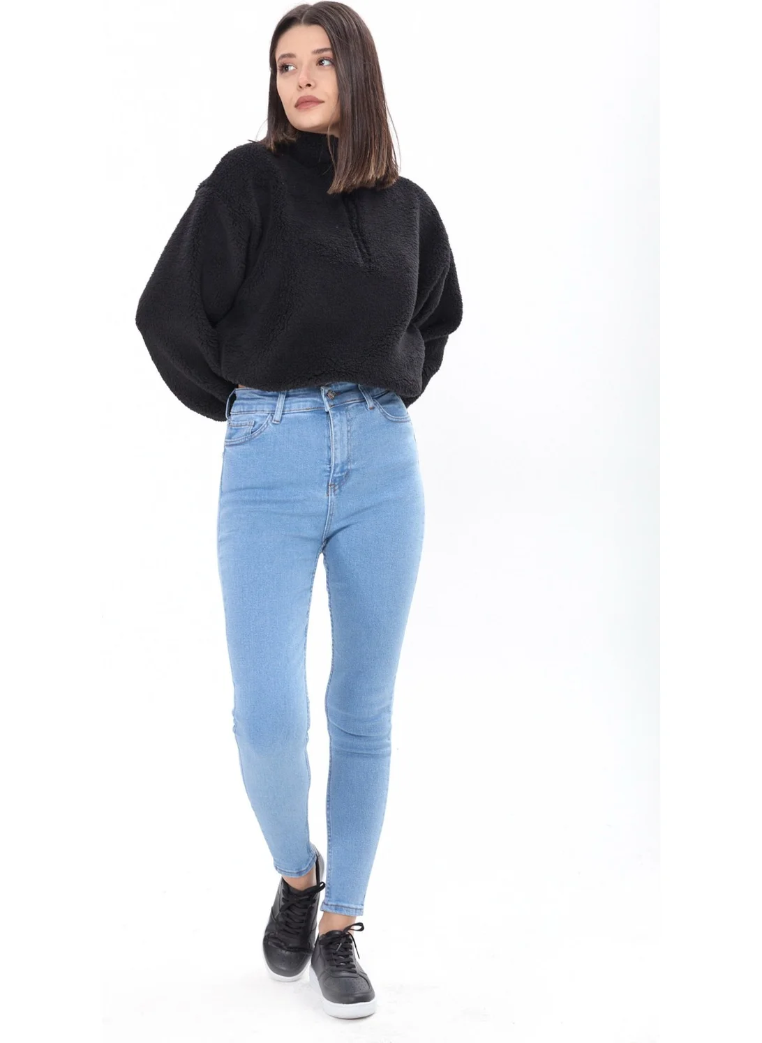 Tofisa 23656-ICE-BLUE Skinny Lycra Jeans