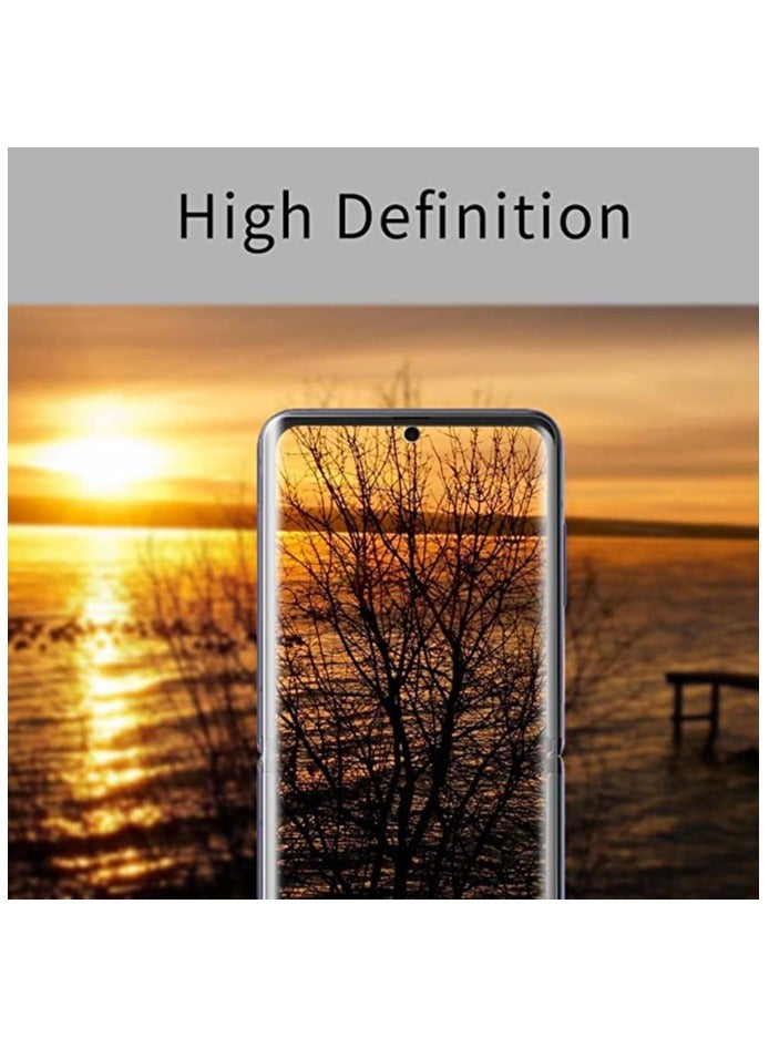 KASTWAVE Screen Protector Compatible For Samsung Galaxy Z Flip 4 HD transparent Full Coverage Anti-Scratch Self-Healing Bubble-Free Flexible TPU Film TPU Soft Protective Film+Back Screen Protector - Image 3