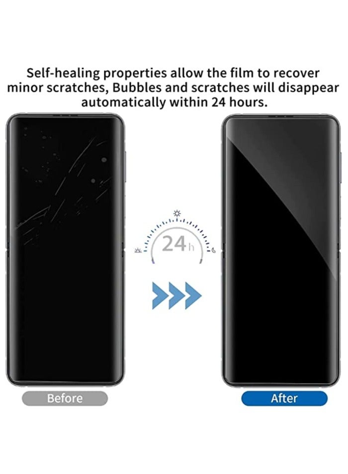 KASTWAVE Screen Protector Compatible For Samsung Galaxy Z Flip 4 HD transparent Full Coverage Anti-Scratch Self-Healing Bubble-Free Flexible TPU Film TPU Soft Protective Film+Back Screen Protector - Image 4