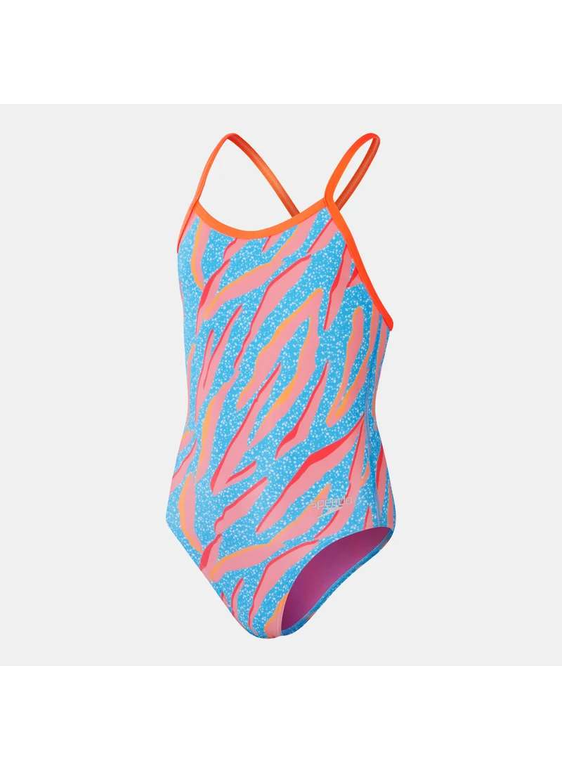 speedo Kids' Digital Print One-Piece Swimsuit