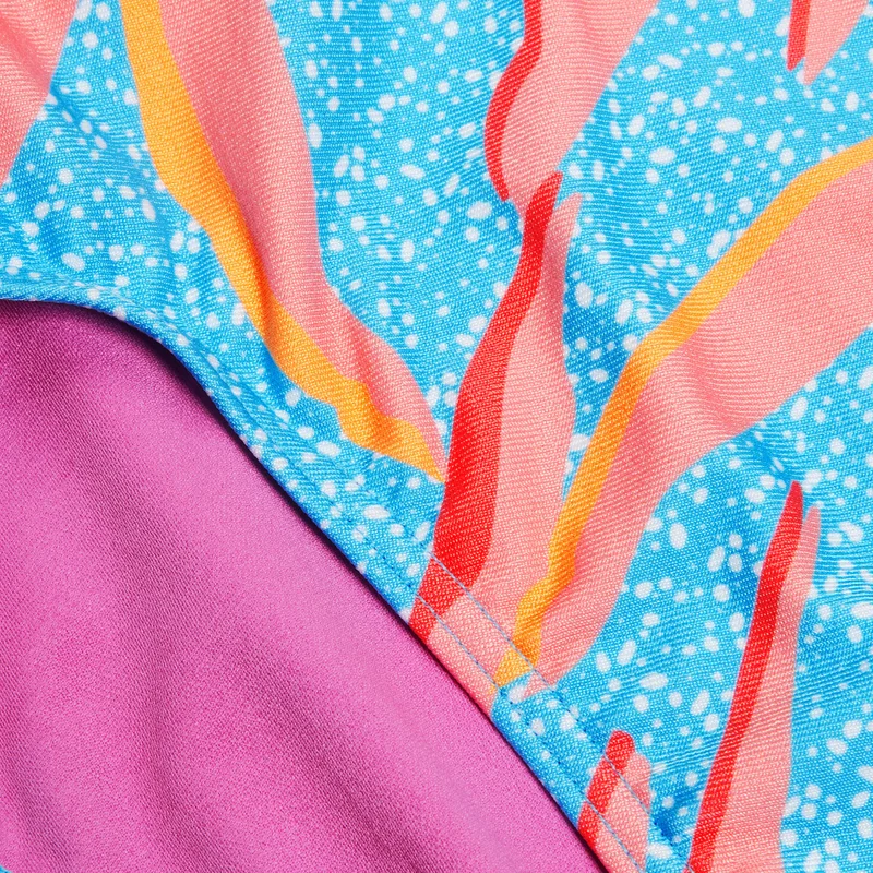 speedo Kids' Digital Print One-Piece Swimsuit