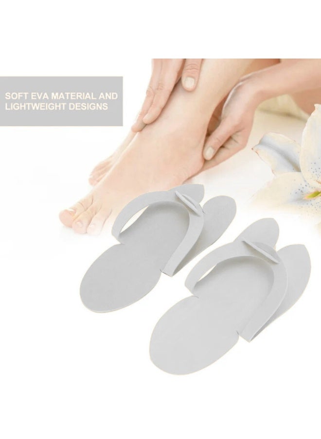 ماكس كير – 12 زوج شباشب فوم خفيفة للاستعمال مرة واحدة | شباشب بيديكير، سبا، شاور، شاطئ – ألوان عشوائية - Image 3