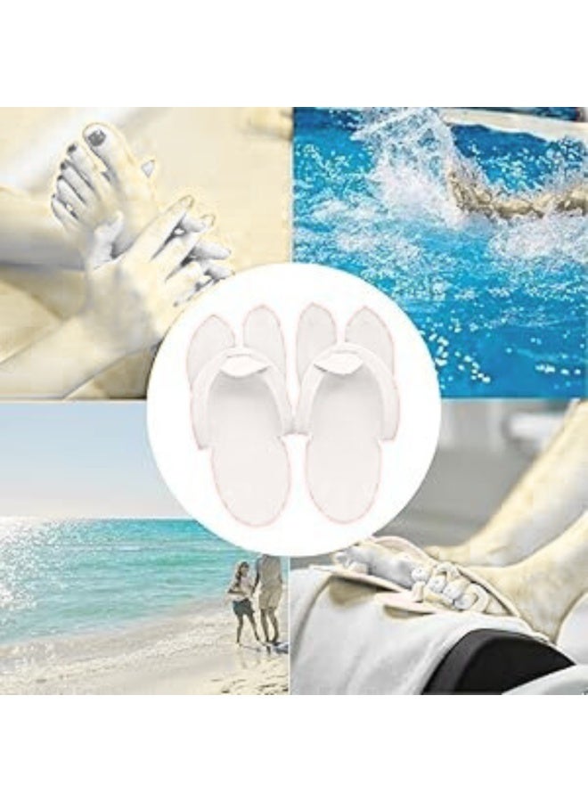 ماكس كير – 12 زوج شباشب فوم خفيفة للاستعمال مرة واحدة | شباشب بيديكير، سبا، شاور، شاطئ – ألوان عشوائية - Image 5