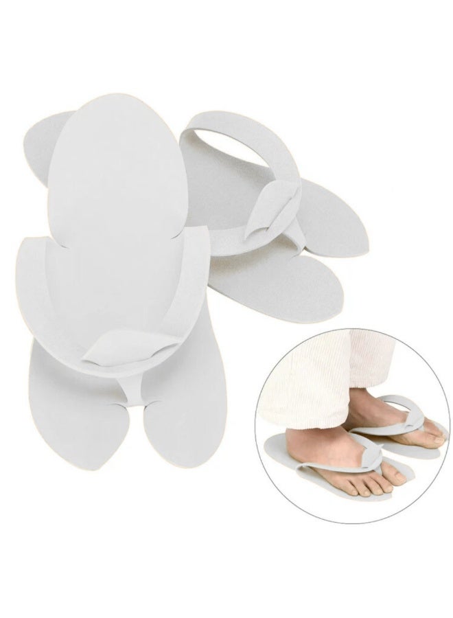 ماكس كير – 12 زوج شباشب فوم خفيفة للاستعمال مرة واحدة | شباشب بيديكير، سبا، شاور، شاطئ – ألوان عشوائية - Image 4