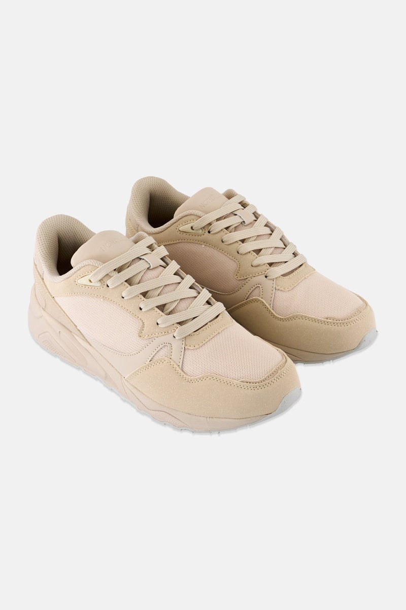 Nordland Men Textile Upper Lace Up Outdoor Shoes, Beige - Image 1