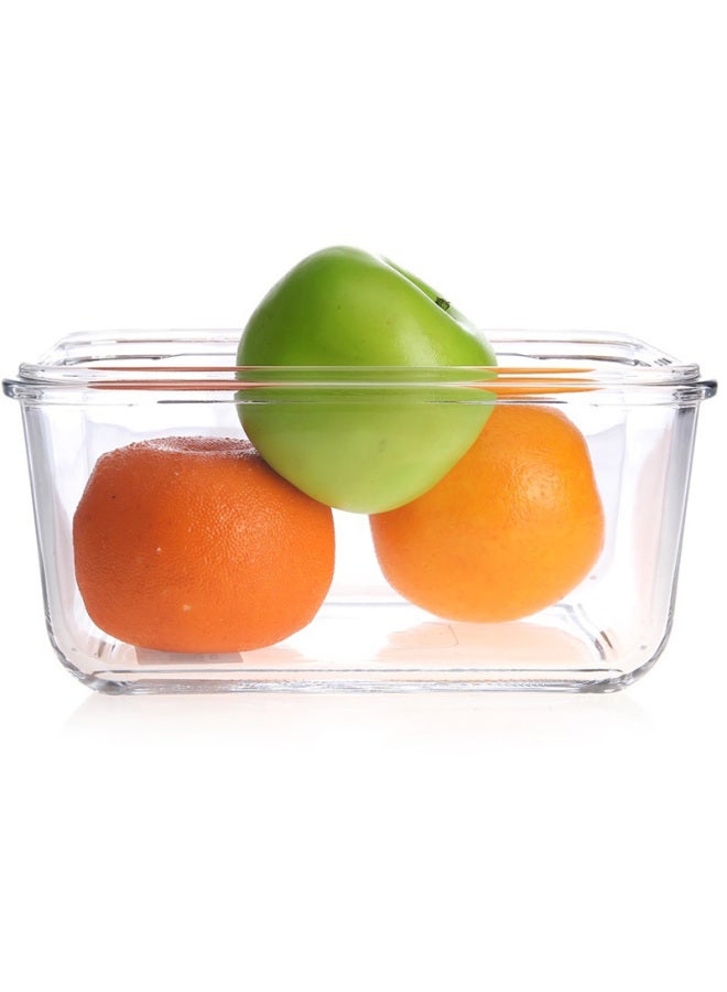 Glasslock Imported Tempered Glass Portable Large Capacity Refrigerator Storage Container With Handle, Sealed Moisture-proof 1800ml - Image 3