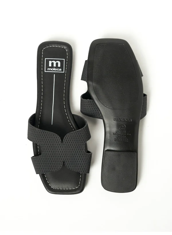 MOLECA Sasha Single Strap Low Heel Sandals
