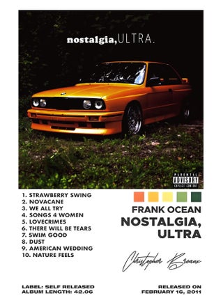 TNESSENTIAL FRANK OCEAN NOSTALGIA ULTRA CANVAS POSTER - pzsku/Z88F2CDA6540DEF0425F7Z/45/1748688957/b42876bc-0c7b-43c4-9afe-40776de83f4c