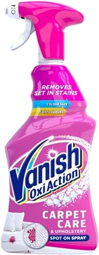 Vanish Oxi Action Powerspraycarpet and Upholstery Stain Remover 500 ml (Pack of Two) - Image 1