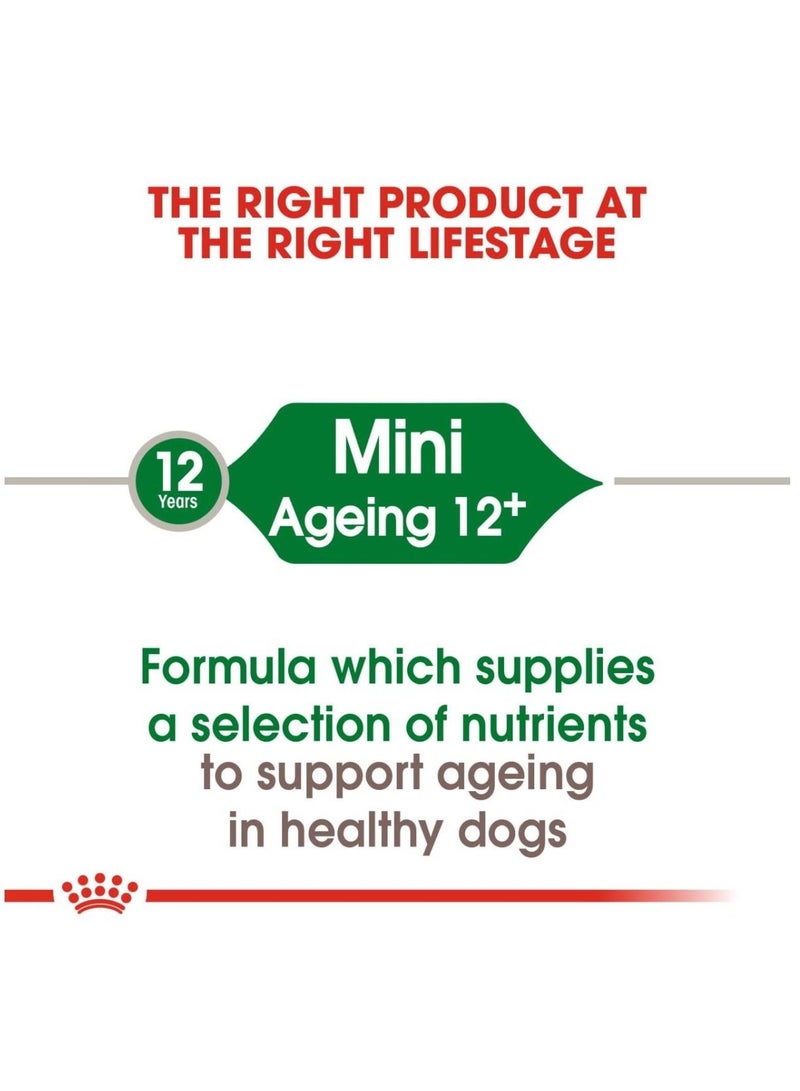ROYAL CANIN Mini Ageing 12+ Dog Food 1.5kg - Image 2