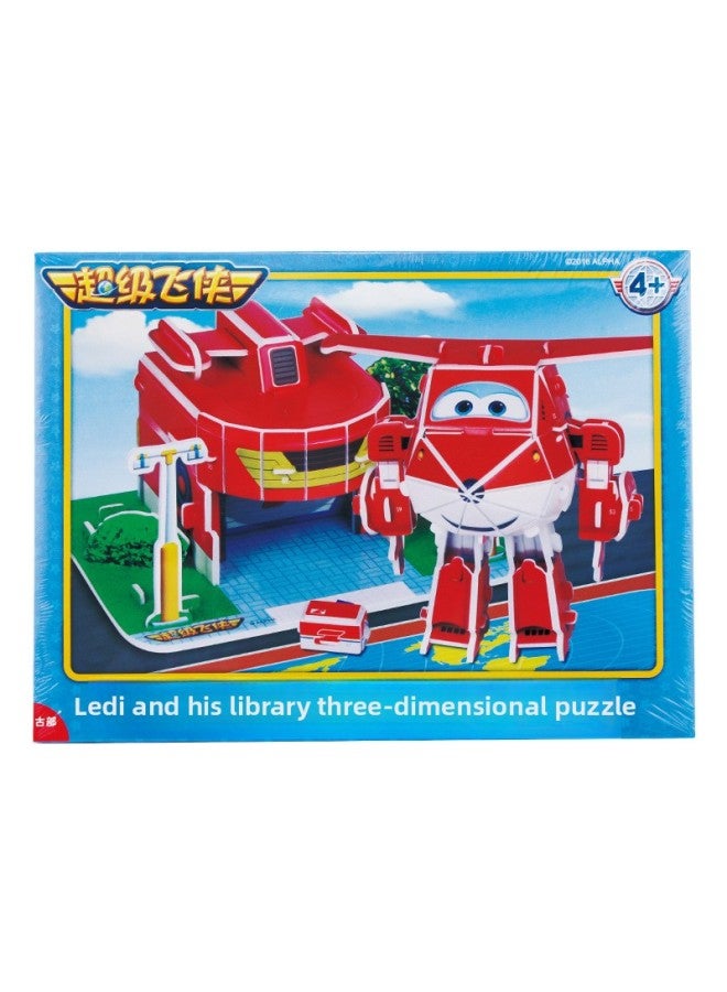 Super Flying Stereo Puzzle Ledi Boy Baby Early Education Parent-Child Interaction Toy For Children-Color:Super Flash Stereo 4 2579 - Image 4