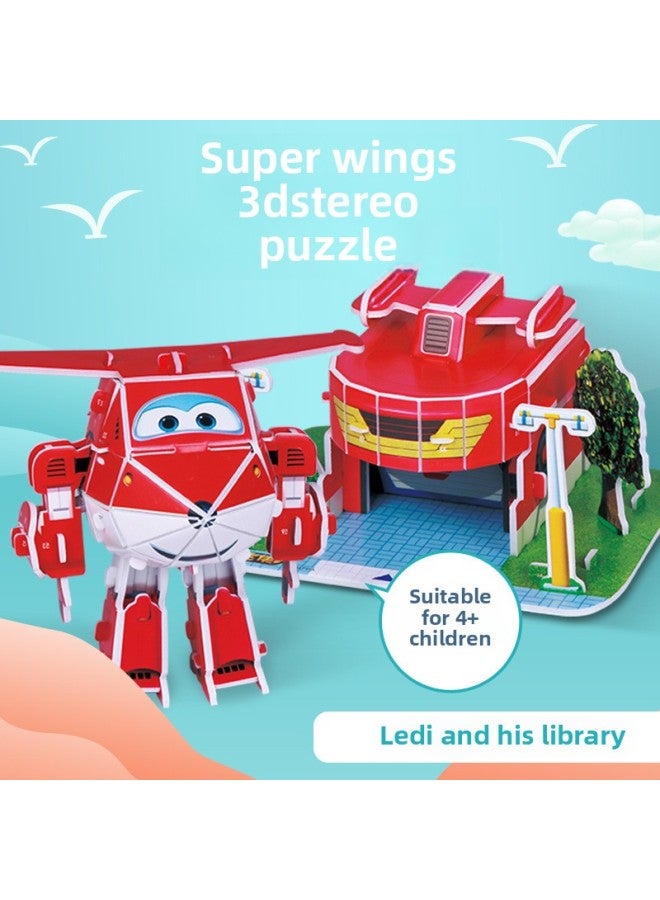 Super Flying Stereo Puzzle Ledi Boy Baby Early Education Parent-Child Interaction Toy For Children-Color:Super Flash Stereo 4 2579 - Image 3