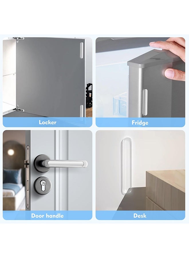 30 Pcs 6.3cm Transparent Cupboard Door Stoppers, Anti-Slam Door Protector Pads for Cabinets, Cupboards & All Furniture Doors - Image 5