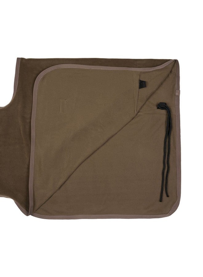 هورز بطانية ركوب الخيل من هورز ماركيز من الصوف - لون بني ويدجوود - 78 بوصة - Image 4