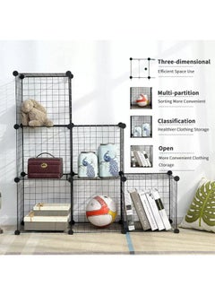 Generic Large Cube Storage  Depth Cube (6 Cubes) Cube Organizer Cube Storage Shelves Cubby Organizing Closet Storage Organizer Cabinet Shelving Bookshelf Toy Organizer  - Image 2