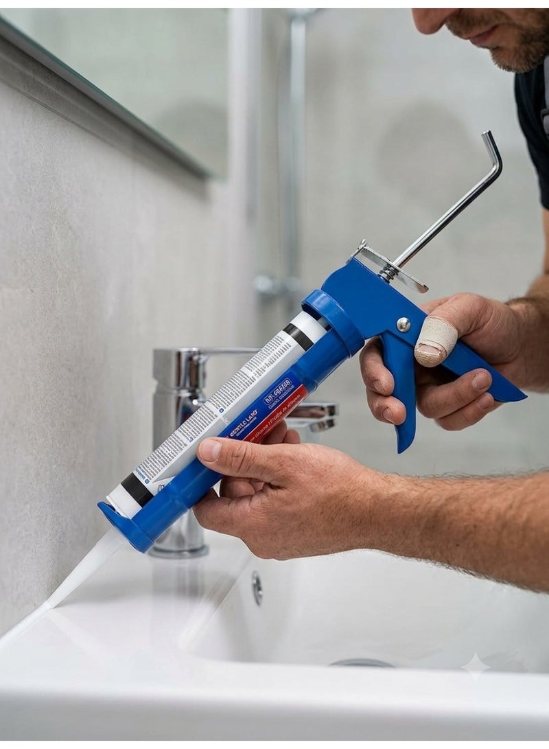 Professional Heavy-Duty Silicone Caulking Gun for Standard Sealant Cartridges - Image 4