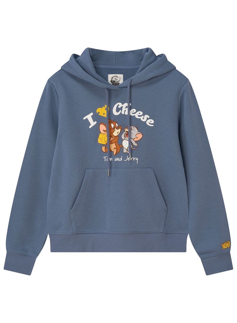 GIORDANO Women Tom & Jerry Limited Edition Graphic Hoodie - Image 1