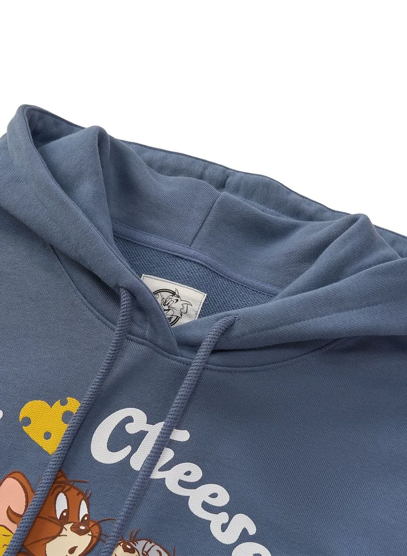 GIORDANO  Women Tom & Jerry Limited Edition Graphic Hoodie for Women | Best Price UAE