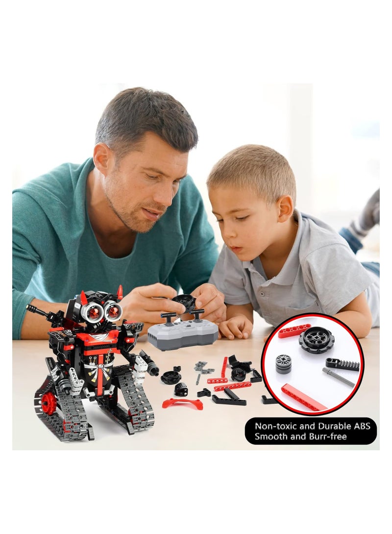 KASTWAVE Intelligent Assembly of Building Block Robot Toys, Engage Young Minds with Robot Building Toy, APP/Remote Control Battle Robot /Robot Kit for 8-14 Year Olds and Ideal Birthday Gift (Red Battle) - Image 5