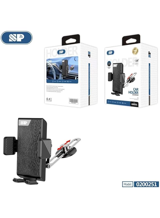 iSNUP New Generation Car Phone Holder, Air Vent Phone Holder Stand Car Upgraded Double Hook 360 Degree Adjustable Compatible With Iphone/Samsung And All 4.0"-7.0" Smartphones - Image 3