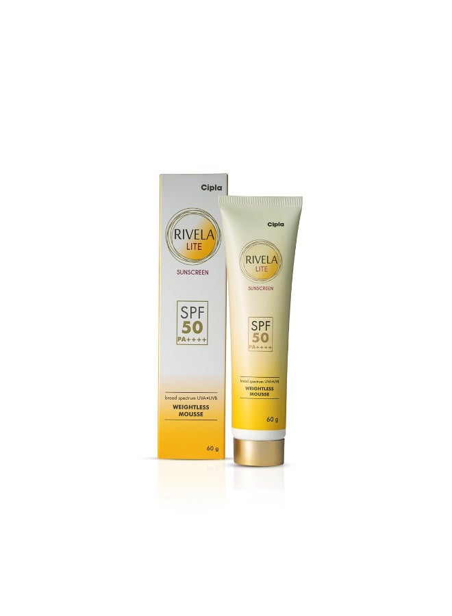 Cipla Rivela Lite sunscreen (1 Pack) 60g - Image 1