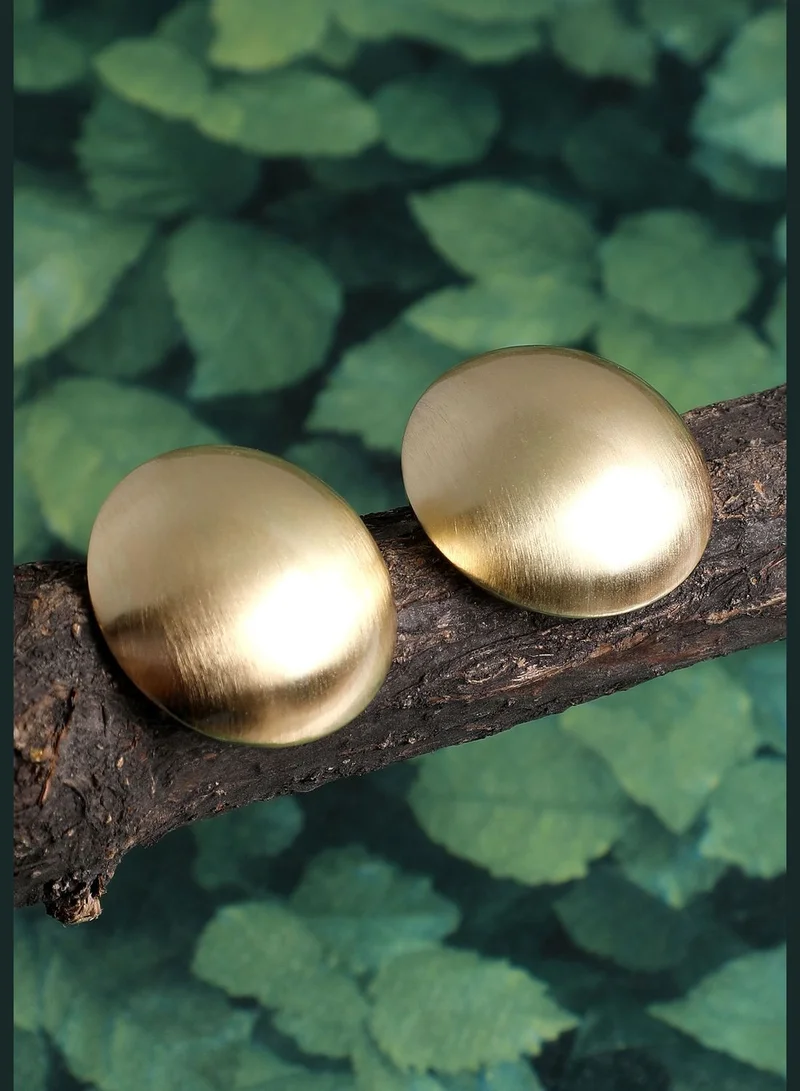 SOHI Gold Plated Casual Designer Stud For Women