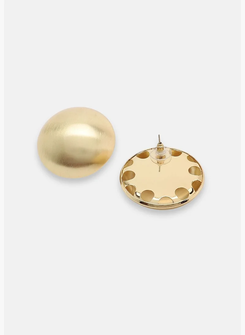 SOHI Gold Plated Casual Designer Stud For Women