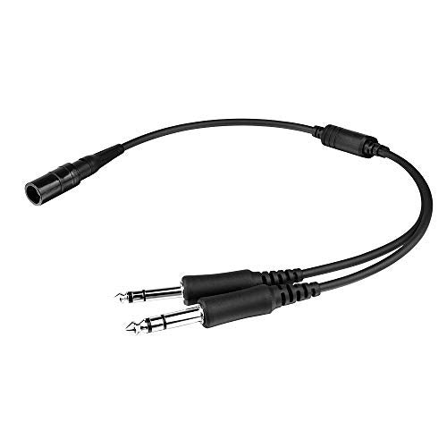 R SPIDER WIRELESS Aviation Headset to General Aircraft (GA) Adapter for Bose A20 Lemo 6Pin - Image 1
