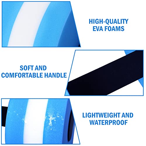 Timoo Aquatic Dumbells Set of 2 Water Dumbells Pool Resistance Water Weight Water Aerobics High-Density EVA-Foam Pool Fitness Grey - Image 3