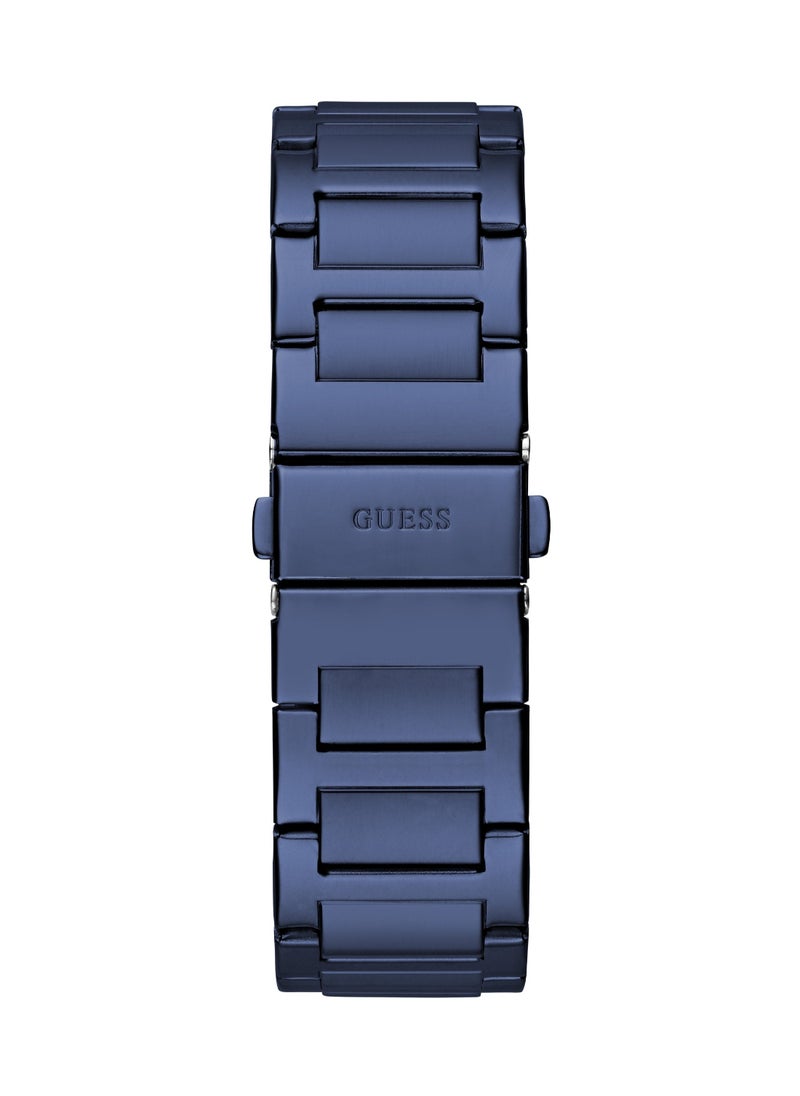 GUESS ساعة رجالية متعددة الوظائف ب dial أزرق من غس - GW0631G3  - Image 4