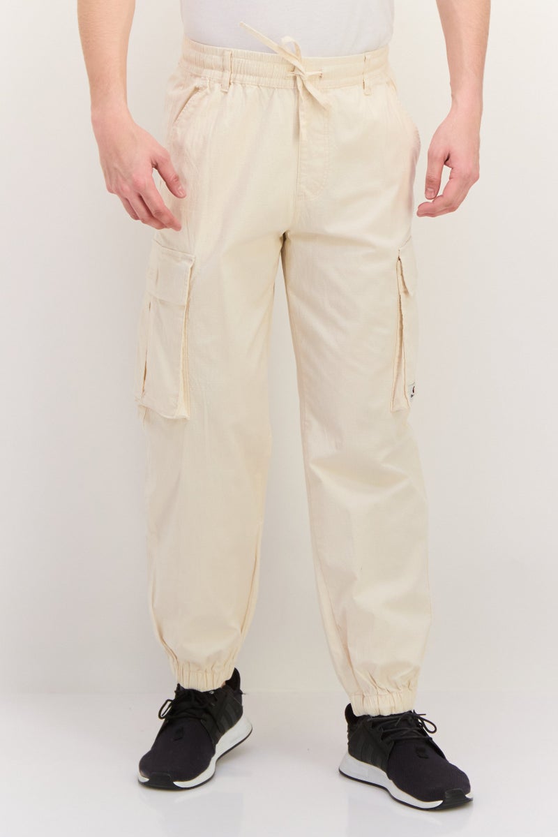 Champion Men Custom Fit Outdoor Cargo Pants, Off White - Image 1