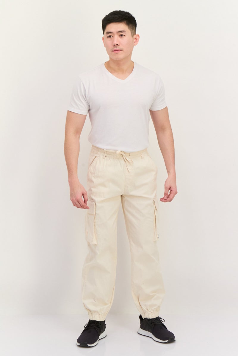 Champion Men Custom Fit Outdoor Cargo Pants, Off White - Image 4