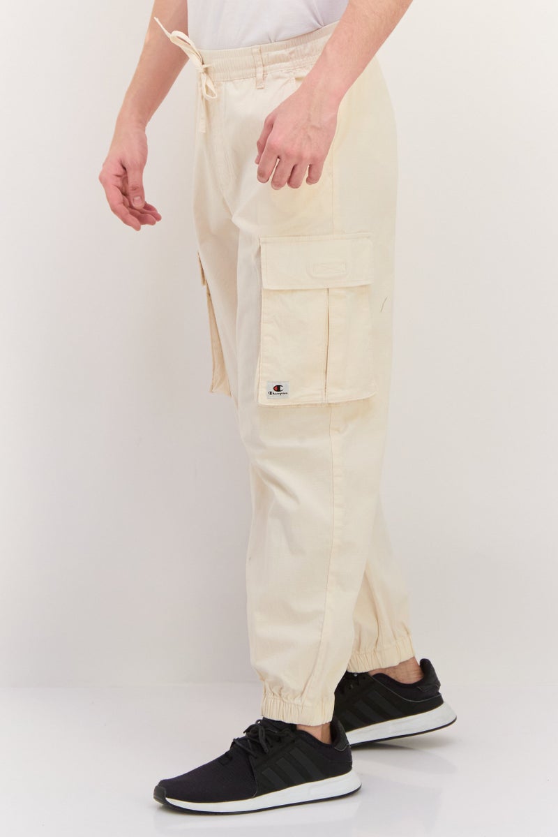 Champion Men Custom Fit Outdoor Cargo Pants, Off White - Image 2