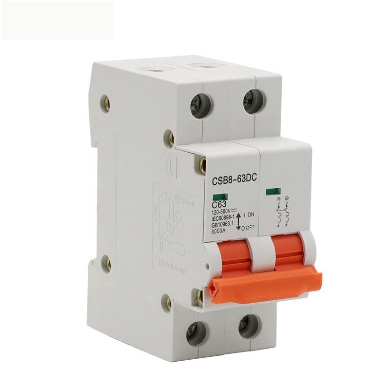 25A 2P DC 500V Solar Mini Circuit Breaker MCB Protector For PV System - Image 2