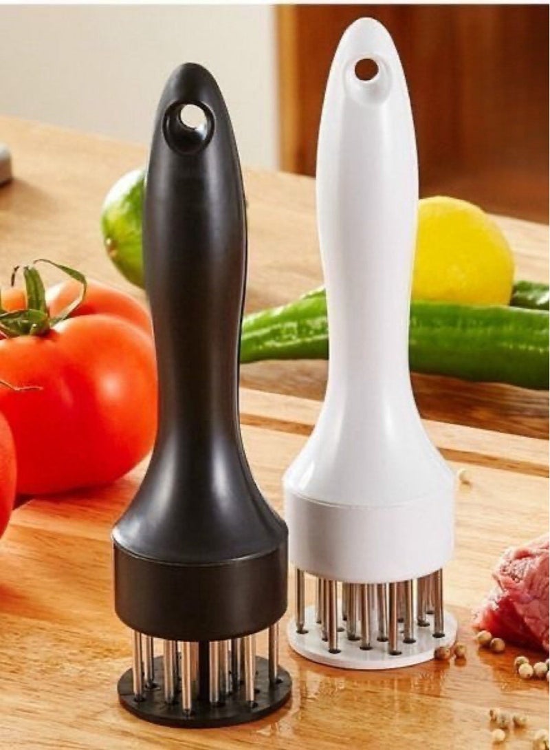 Meat Tenderizer Tool, Stainless Steel Needle, UltraSharp 21 Blades Tenderizer Tool for Tenderizing Beef, Chicken, Steak, Veal and Pork  - Image 1