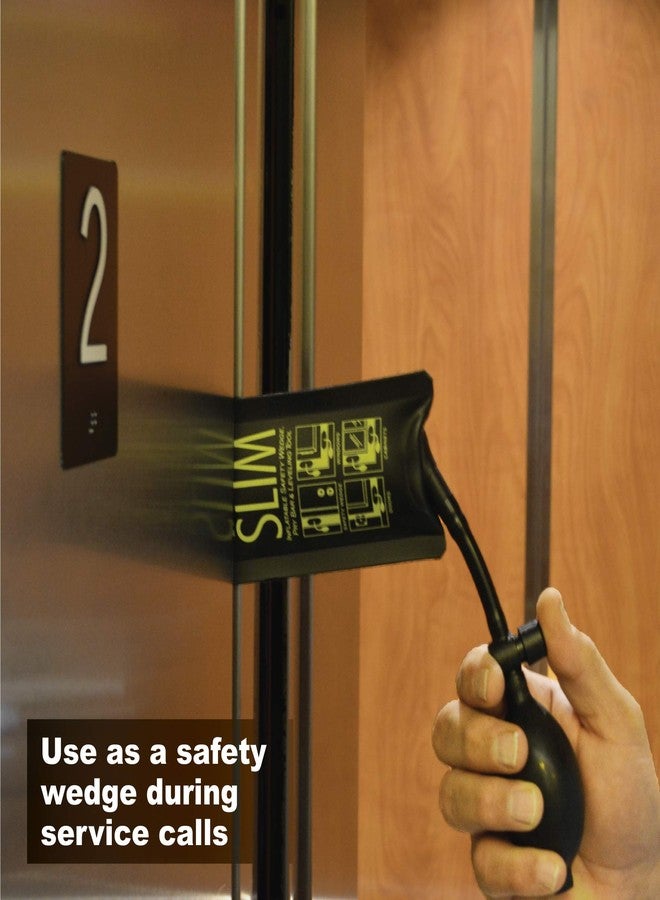 Calculated Industries 1180 Airshim Slim Inflatable Elevator Door Safety Wedge & Pry bar & Leveling Tool For Installers, Mechanics & Inspectors | 150 Lb Rating - Image 5