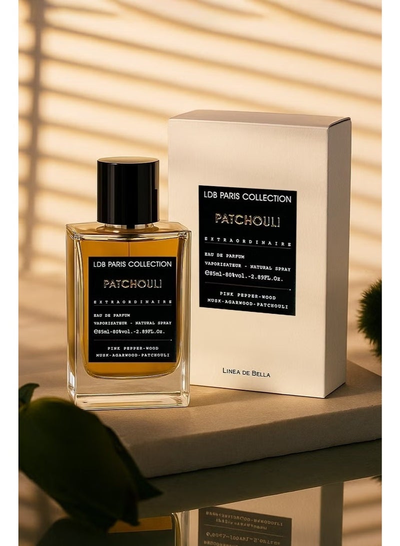 لينيا دي بيلا عطر باتشولي فاخر 85 مل – أو دو بارفان خشبي ومتبل | عطر فاخر طويل الثبات للرجال والنساء | إل دي بي باتشولي - Image 5