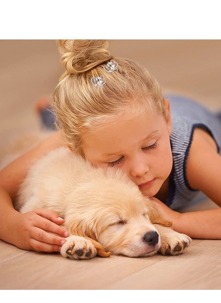 دايتويز 48 قطعة من مشابك الشعر الصغيرة للنساء والفتيات، مشابك شعر صغيرة ومخالب ومشابك فك بلاستيكية صغيرة مع صندوق شفاف - Image 5