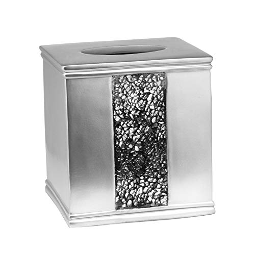 Popular Bath Silver Sinatra, Tissue Box - Image 1