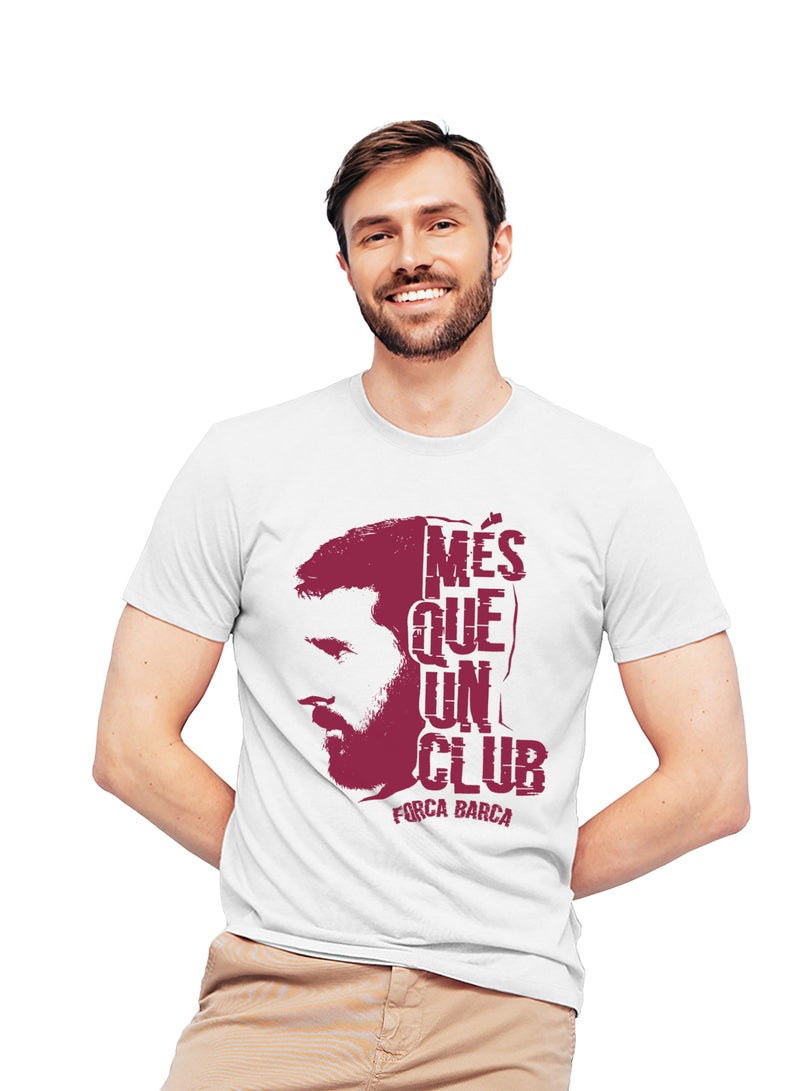 Fashion World Cotton T-shirt Printed with High-quality Messi - Image 1