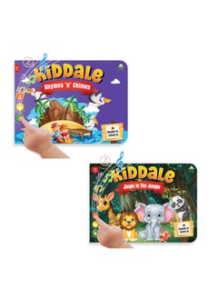 Kiddale Pack of 2 Musical Rhymes Book| 8 Classical and 16 Wild Animal Nursery Rhymes|28 Sounds each |Interactive Touch n Play Sound Book|Best Gift with Musical Learning for 1-3 Years|Sing Along Books  - Image 2