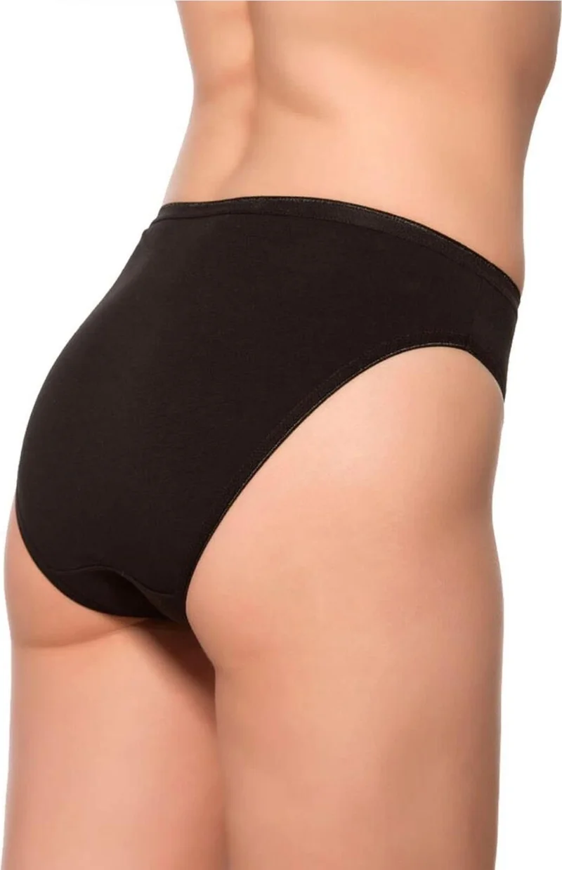 Kompedan Complete Lycra Daphne 40/1 Thick Bikini Bottom Black | K6120